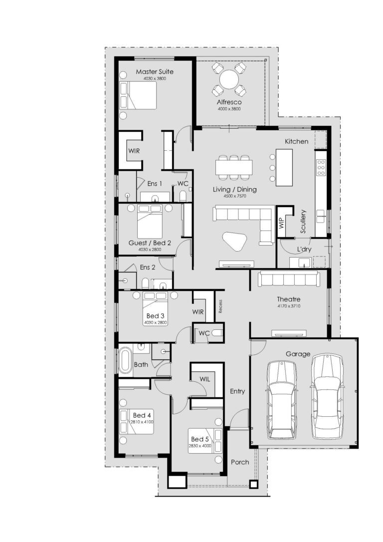 Home Designs Perth - House Plans - Single Storey Home Designs